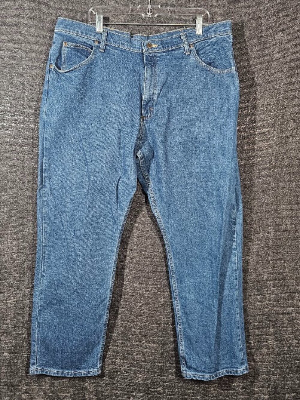 Wrangler Five Star Premium Flex Relaxed Fit Mens Jeans 40x30 Blue 109FXVMD